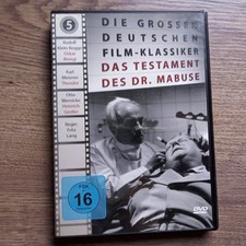 Das Testament des Dr. Mabuse - Die Grossen Deutschen Film Klassiker