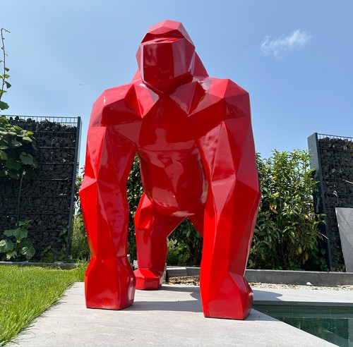 Gorilla polygonal für - , garten