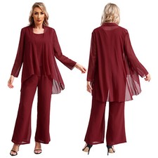 DE Damen Festlich Chiffon