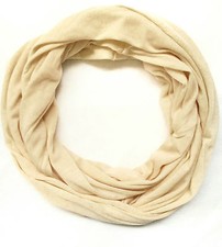 Schlauchschal weicher Damen Herren Loop Schal Rundschal Halstuch Maske einfarbig