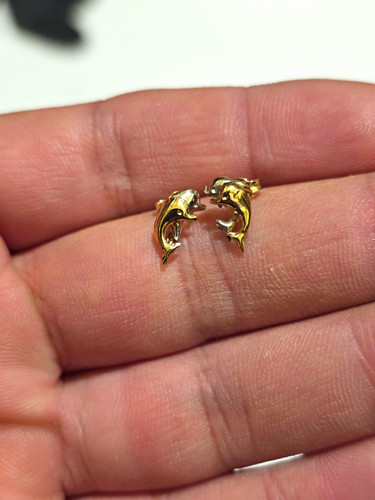 Echtes gold ohrstecker - gold,