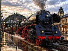 Kühlschrankmagnet Dampflok 01