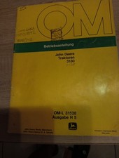 betriebsanleitung John Deere Traktoren 3130 Betriebsanleitung