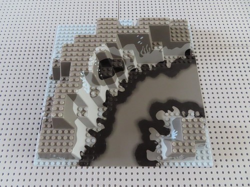 Lego platte canyon - lego, felsen