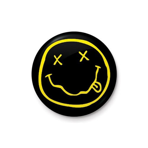 Nirvana smiley anstecker - nirvana,