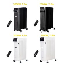 GEEPAS Ölgefüllter Heizkörper Digital Tragbar 9 11 Fin Heizung Thermostat Fernbedienung