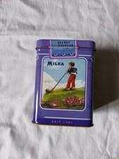 Milka Naps Blechdose Nostalgie Vintage 11,7x8,7x8,7 cm Sehr Guter Zustand 