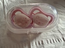 2x Schnuller Avent - 6-18 Monate - leuchtende Schnuller- Rosa - neu 