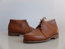 CONTINENTAL Winterschuhe Stiefel Leder Schuhe 38 gefüttert 60er True Vintage NOS