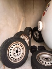 t4 kompletträder ganzer Satz (5Stück) 205/65R15C mit alpin Zeichen