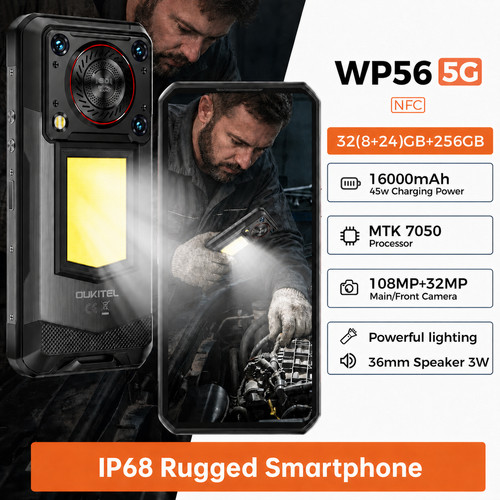 Oukitel wp56 robustes - 5g, handy
