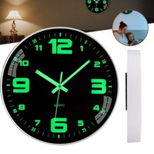 Leuchtende Wanduhr 30 cm Uhr