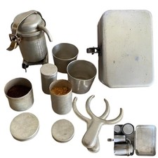 Extra RARE Collectors Camping Coffee Kit, Vintage Espresso Maker Set für Reisen