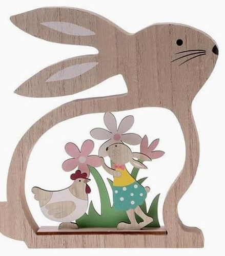 Osterhase deko holz - deko, aufsteller