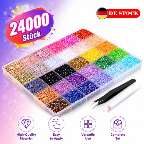 24000 stück glitzersteine - stück,
