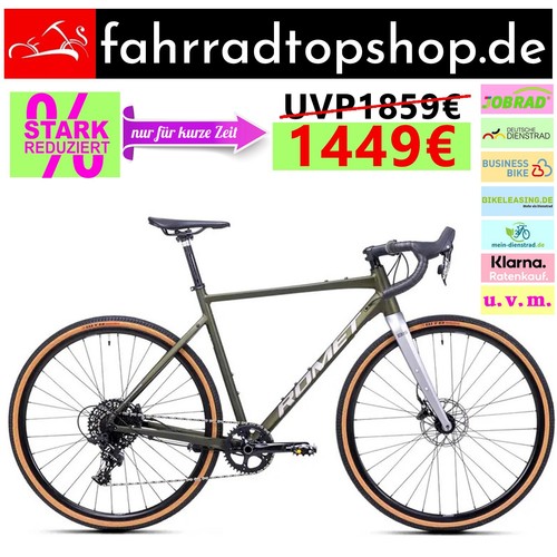 Gravelbike romet boreas - gravelbike,