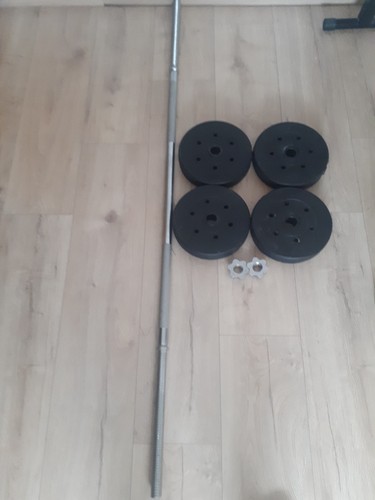 Langhantelset mit gewichten - mit,