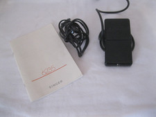 Anlasser pneumatisch Fußanlasser Fußpedal + Singer 6235 Anleitung + Stromkabel