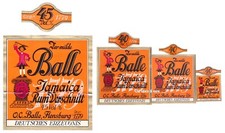 x6022 FLENSBURG O.C. Balle JAMAICA RUM Etikett label étiquette rhum