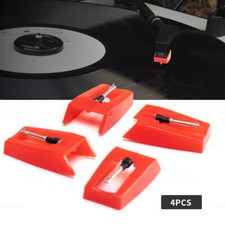 4x Plattenspieler-Nadeln für Plattenspieler Ersatznadel für Schallplattenspieler