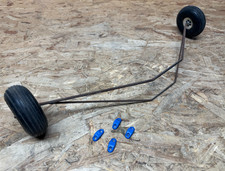 Graupner Fahrwerk mit Rädern 85x32 mm – Made in Germany – Modellflugzeug Zubehör