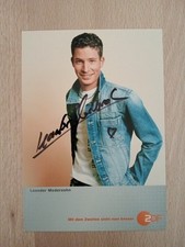 Handsignierte Autogrammkarte Leander Modersohn (Wege zum Glück ) Top Zustand