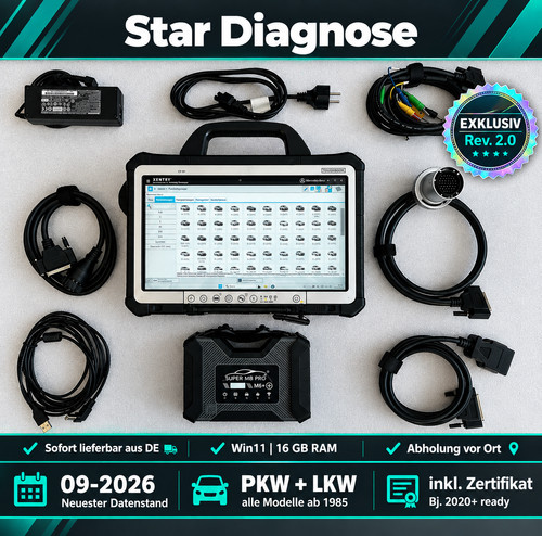 Mercedes star diagnose - star,
