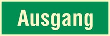 Ausgang fluchtwegschild - ausgang,