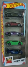 ✅ Hot Wheels 5-Pack Aston Martin, Ferrari, Lamborghini, Lotus Ford HW Motor Show