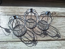 3 Deko Käfige Mini Käfig Ca 6 Cm Durchmesser Spielzeug Befüllbar 