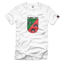 PzBtl 341 Panzerbataillon Bundeswehr Leopard Wappen Abzeichen T-Shirt#4881