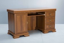 Schreibtisch-Computertisch-Büromöbel KORA-KB  Holzfarbe: Nussbaum