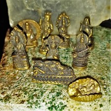  Messing Buddha Miniatur