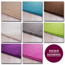 Teppich einfarbig Kurzflor