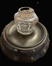 Imperial german desk inkwell - desk,