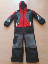 Obermeyer Ski Snowboarding Snow One Piece Suit Red Black Grey I Grow Kids 6
