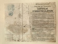 Mercedes Benz MB 200D/8 W115 1975  FR Fahrzeugbrief Fahrzeug Brief Papiere