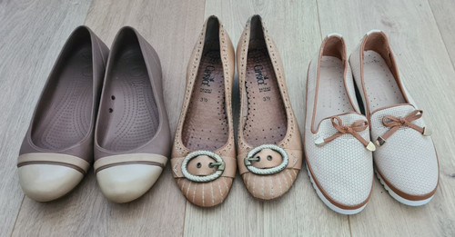 Damen ballerinas 3er set - damen,