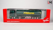 1:87 Herpa MAN TGX XXL Tankcontainer Sattelzug LKW Freund // X_471