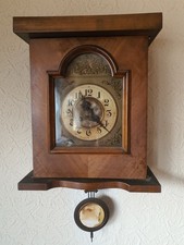 Wand-pendeluhr Nora  Rustikal Alt Holz