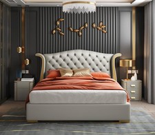 Luxus schlafzimmer doppelbett - schlafzimmer,