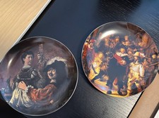 ,,Die Nachtwache“ & "Rembrandt und Saskia" (Wandteller Teller von Kaiser )