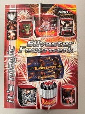 NICO Feuerwerk Plakat Vintage