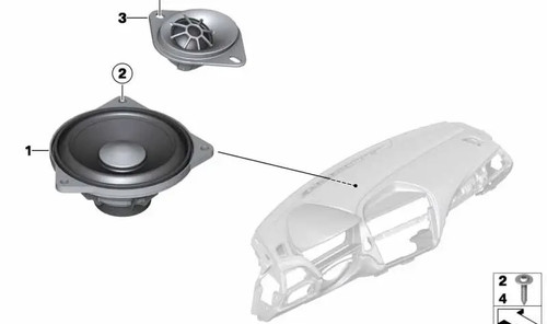 Bmw mitteltonlautsprecher hifi - mitteltonlautsprecher,