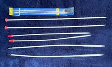 3 Paar Perl Inox Stricknadeln 4, 5, 7 und 3 Nadeln Gr. 2