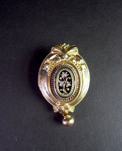 Tolle biedermeier gold - tolle, brosche