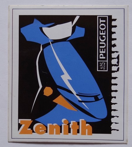 Werbe aufkleber peugeot zenith - werbe-aufkleber,
