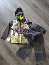 Matschhose (Handmade) mit Softshelljacke Gr. 122