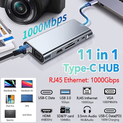 11in1 dockingstation usb - 11in1, usb-c