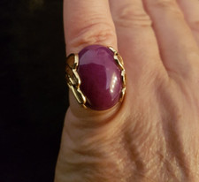 Rubinring Gelbgold 375/-